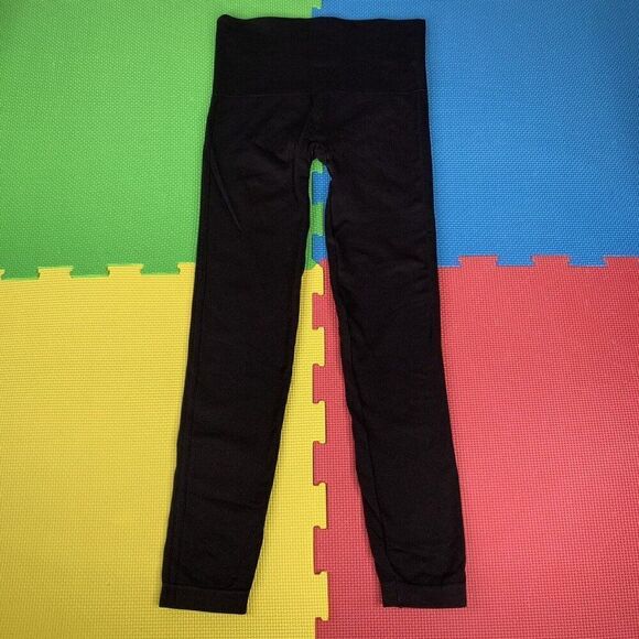 Spanx Womens Size L Black Look At Me Now Seamless Pull On Compression Leggings - Picture 10 of 16
